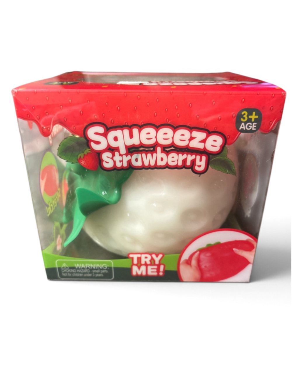 Jumbo Color changing Strawberry Squishy stress toy